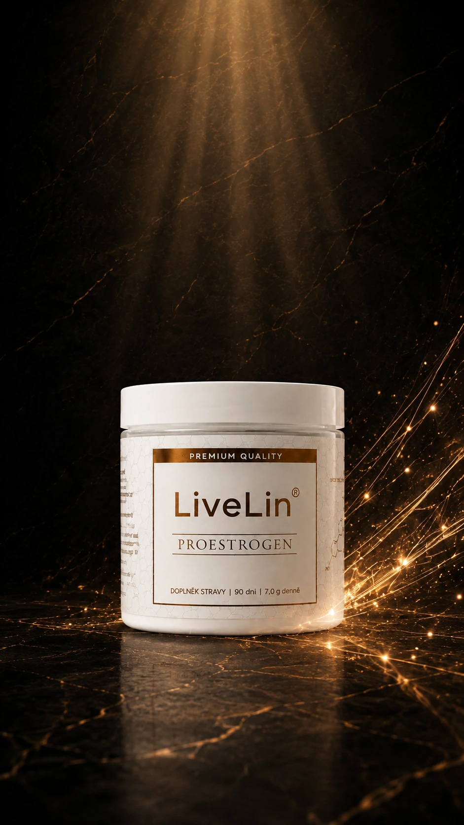 LiveLin ProEstrogen v balení 200 g a 630 g